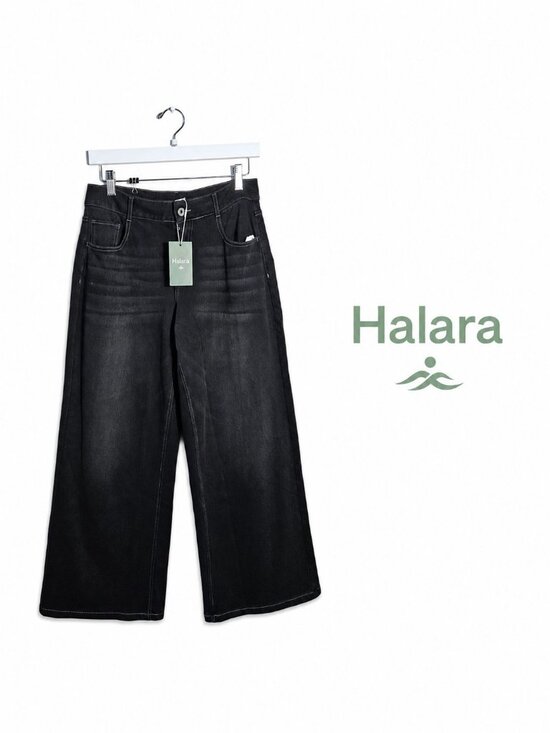 Halara Denim - Halara Black Wide-Leg Jeans NWT Size 8